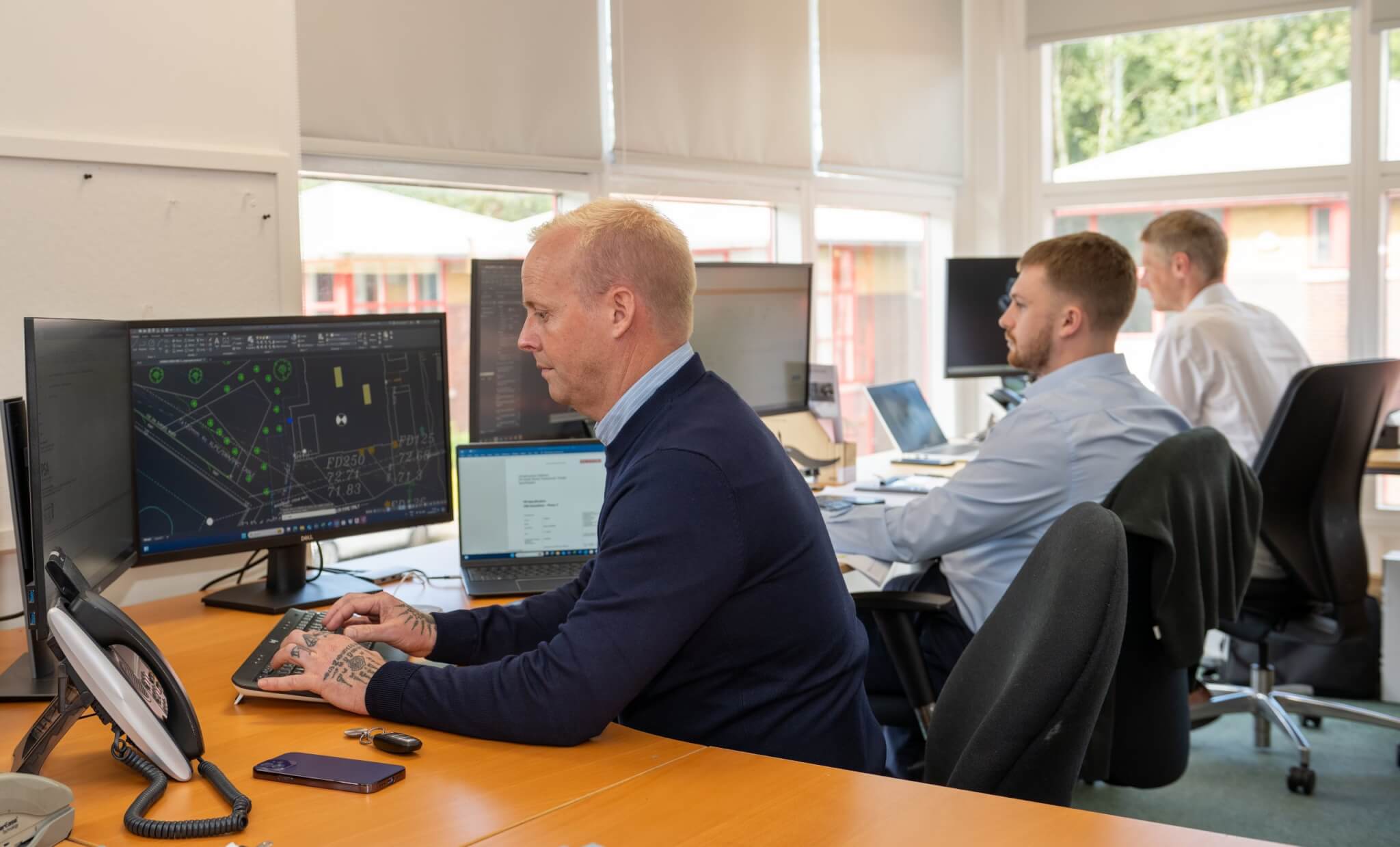 Pettit Singleton Associates Engineering working at the Preston office