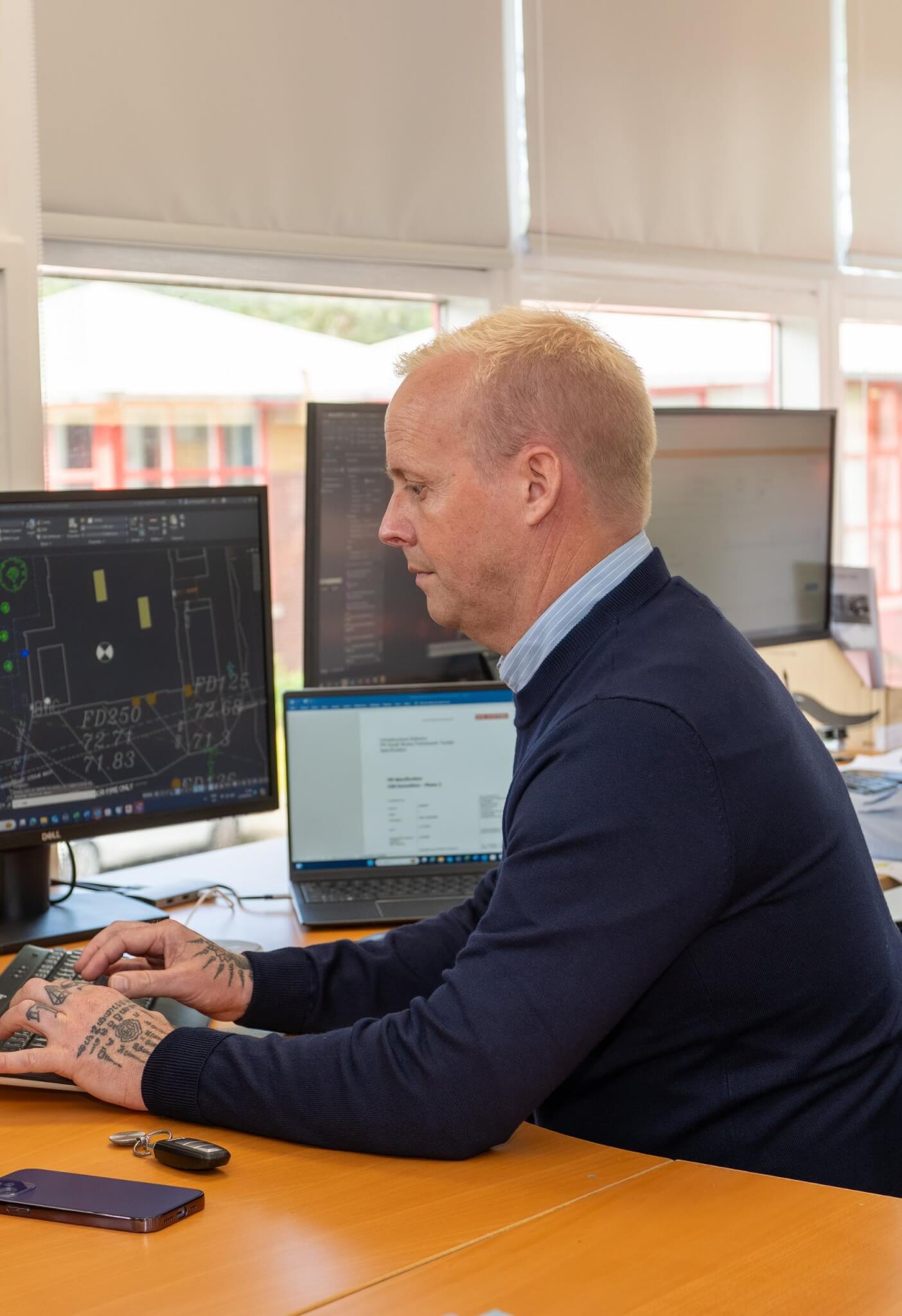 PSA Lead Consultant Simon Green at the Preston Office